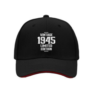 Vintage 1945 Limited Edition Men's Baseball Cap Gift