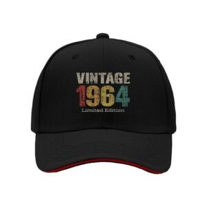 Vintage 1964 Limited Edition Men's Baseball Cap Gift for Him