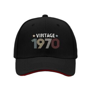 Vintage 1970 Men's Baseball Cap Birthday Gift for Him
