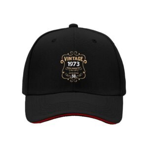 Vintage 1973 50th Birthday Men's Baseball Cap Gift