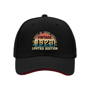 Vintage 1923 Limited Edition Baseball Cap Men's Women's Gift Hat