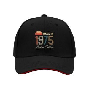 Made in 1975 Limited Edition Vintage Baseball Cap for Men Women