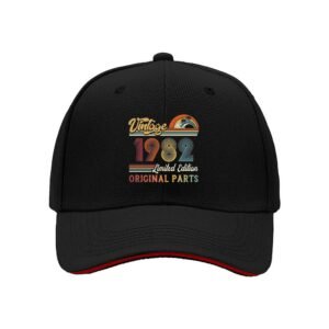 Vintage 1982 Limited Edition Original Parts Men's Baseball Cap
