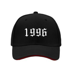 1996 Gothic Print Men's Baseball Cap Birthday Gift Fashion Hat