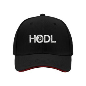 HODL Bitcoin Men's Baseball Cap Crypto Gift Hat