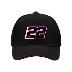 22 Pink Star Baseball Cap Men Women Gift Hat