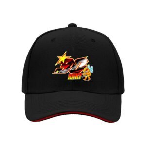 Men's Black Baseball Cap with 30th Anniversary Mickey Logo Design