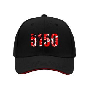 5150 Red White Pattern Men's Baseball Cap Gift Fashion Hat