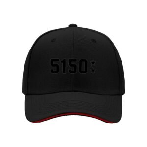 5150 Stars Black Baseball Cap Men Women Gift Hat