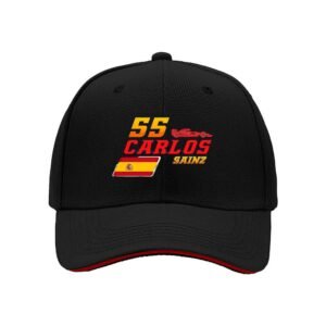 Carlos Sainz 55 Spain Flag Baseball Cap Men Women Racing Fan Gift