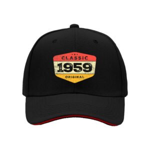 Classic 1959 Original Men's Baseball Cap Vintage Gift Hat
