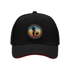 Mermaid Vintage Sunset Baseball Cap for Men Women Gift