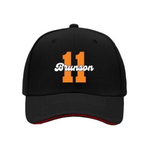 Brunson 11 Basketball Jersey Style Hat Men's Baseball Cap for Sports Fans Holiday Gift Christmas Birthday Present