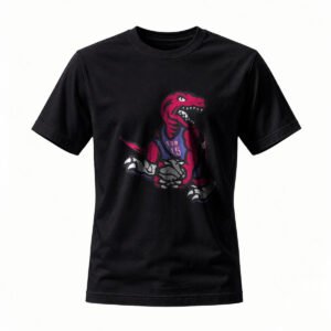 Toronto Raptors Dino Basketball T-Shirt Men's Black