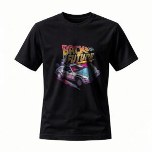 Back to the Future DeLorean Men's T-Shirt Movie Fan Gift