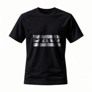 RAW Logo Print Men's T-Shirt Black Casual Streetwear Top