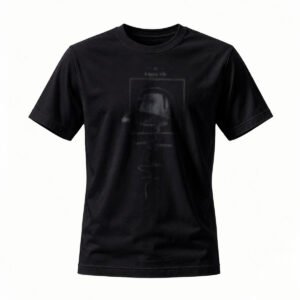Black T-Shirt Men's Baseball Cap Graphic Design Gift Wearable Art
