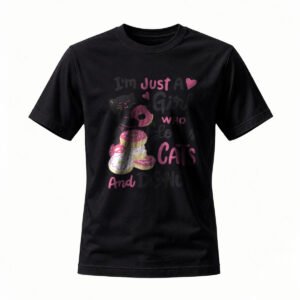 I'm Just a Girl Who Loves Cats and Donuts T-Shirt