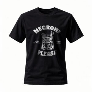 Negroni Please Cocktail Lover T-Shirt Men Women Gift Drink Shirt