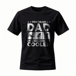 Triathlon Dad Cool Gift For Father Men's T-Shirt