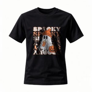 Spooky Ghost Halloween T-Shirt for Men / Women Fun Party Wear