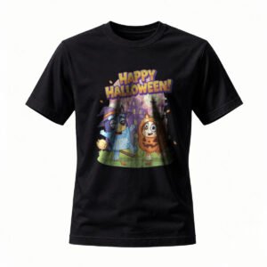 Happy Halloween Cartoon Cats T-Shirt for Men / Women Funny Party Wear