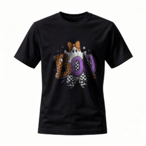 BOO Halloween Ghost T-Shirt for Men / Women Spooky Party Tee