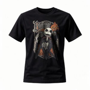 Jack Skellington Halloween T-Shirt Men's Gothic Horror Tee
