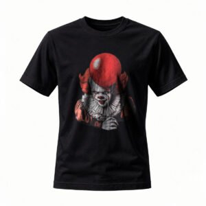 Pennywise Clown T-Shirt Horror Movie Fan Gift Men Women Tee