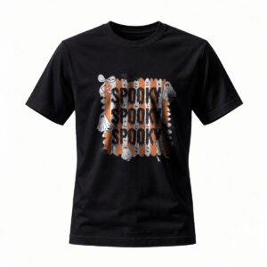 Spooky Halloween T-Shirt for Men / Women Ghost Print Fun Party Tee