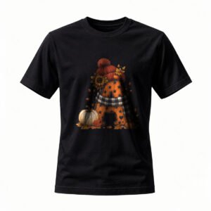 Fall Harvest Letter A T-Shirt Autumn Pumpkin Design