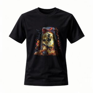 Halloween Witch Jar T-Shirt Men Women Spooky Halloween Costume Tee
