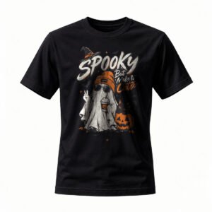 Spooky But Make It Cute Halloween Ghost T-Shirt for Men / Women