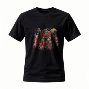 Happy Halloween T-Shirt Men Women Spooky Design Party Costume Tee