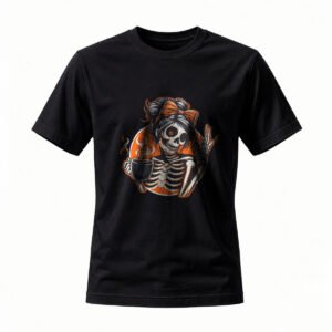 Day of the Dead Skeleton Woman Coffee T-Shirt for Men / Women