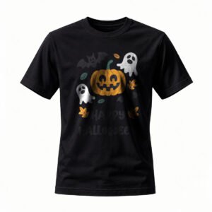 Halloween Pumpkin Ghost T-Shirt for Men / Women Party Costume