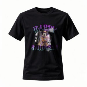 Happy Halloween Mickey Witch T-Shirt for Men / Women Festive Party Wear