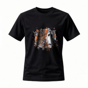 Halloween Cow Ghost T-Shirt for Men / Women Funny Animal Print Tee