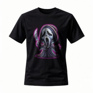 Scream Ghost Horror T-Shirt Men Women Halloween Costume Tee Gift