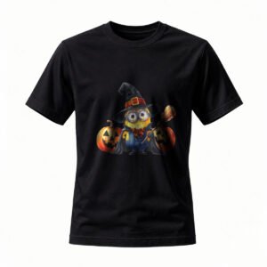 Halloween Minion Witch T-Shirt for Men / Women Funny Costume Tee Gift