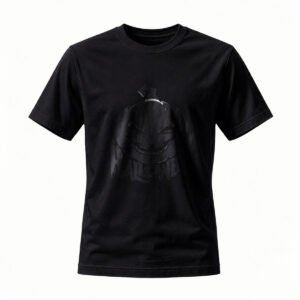 Men's Black T-Shirt with Batman Dark Knight Graphic Design
