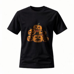 Halloween Pumpkin Stack T-Shirt for Men / Women Fun Party Costume Tee
