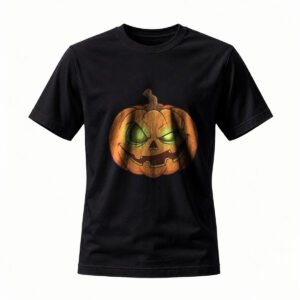 Halloween Pumpkin T-Shirt Men's Women's Spooky Jack O Lantern Tee