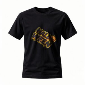Halloween Flame Design T-Shirt for Men / Women Spooky Party Wear