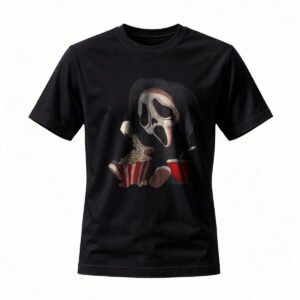 Skeleton Movie Night T-Shirt for Men / Women Halloween Party Gift