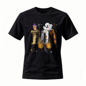 Halloween Boo T-Shirt for Men / Women Funny Ghost Pumpkin Design