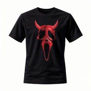 Red Devil Mask T-Shirt Men's Women's Gothic Horror Tee