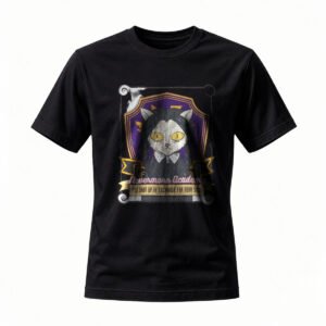 Nevermore Academy Cat T-Shirt Men's Women's Gothic Fantasy Tee
