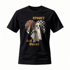 Spooky And Sweet Ghost Heart T-Shirt for Men / Women Halloween Gift