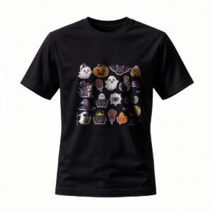 Cute Halloween Cartoon T-Shirt for Men / Women Fun Party Gift